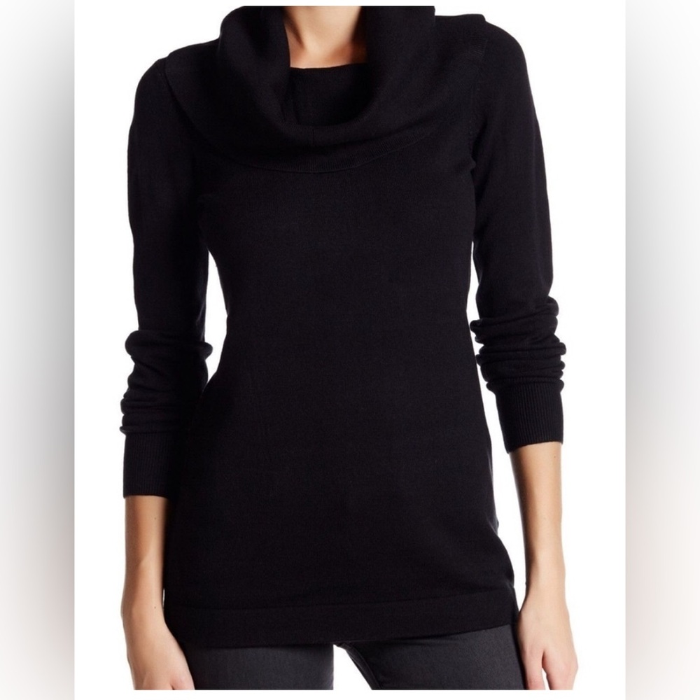 Women's Black Tunic Sweater